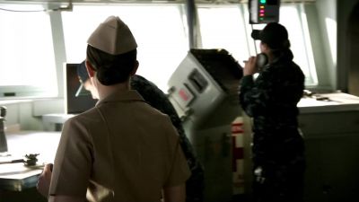 Ma'am, suggest bearing
2-2-5 for five knots - The Last Ship