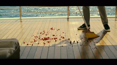 Ma'am. We thought you'd gone ashore. Well, I snuck back to surprise andrei. Oh, the boss left. Well, - Tenet