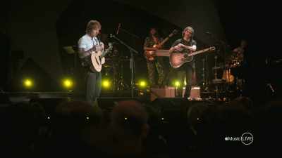 Maar hier is het gewoon Aaron die het je vertelt: - Apple Music Live: Ed Sheeran