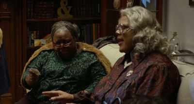 Mabel, I gotta get outta here.
I'm scared, and I gotta - Boo! A Madea Halloween