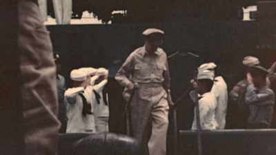 MacArthur will
advance from New Guinea, - The Pacific War in Color