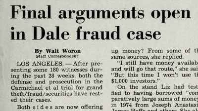 MACCARLEY:
There are very few attorneys - The Lady and the Dale