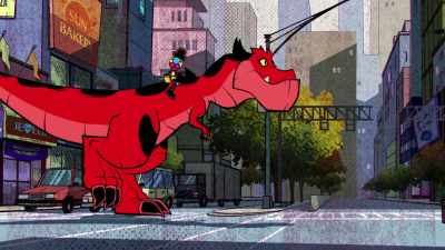 [machine beeping] - Marvel's Moon Girl and Devil Dinosaur