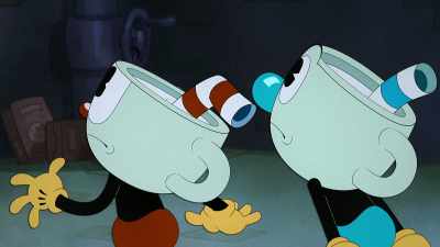 [machine buzzes] - The Cuphead Show!