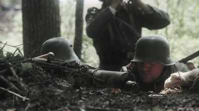 [ machine-gun fire ] - Six Degrees with Mike Rowe