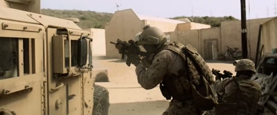 (machine gun firing) - Mending the Line