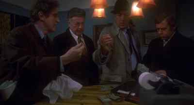- Machine gun.
- They've found them halfway down the block. - Across 110th Street