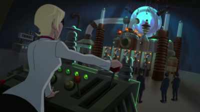- (MACHINE POWERING UP)
- (ELECTRICITY CRACKLING) - Batman vs  Two Face