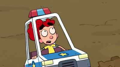 - [machine rattling] - It's Pony
