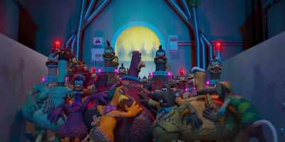 [machinery squeaking] - Chicken Run: Dawn of the Nugget
