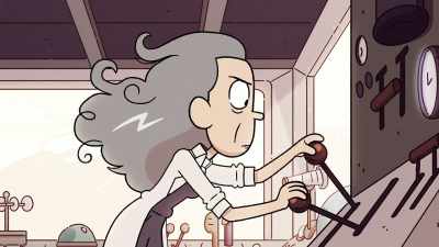[machines whirring] - Hilda
