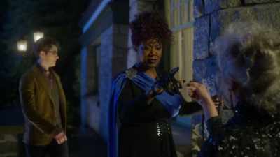 Madam, silver is your color.
Drinks inside. - Monster High: The Movie