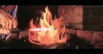... made to glow for instance in furnaces, - The End of Quantum Reality