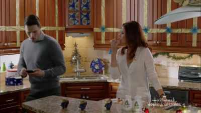 Made with brie and cranberry sauce. - Once Upon a Christmas Miracle