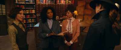 Madeleine thinks this girl
needs to do some reading. - Gunpowder Milkshake