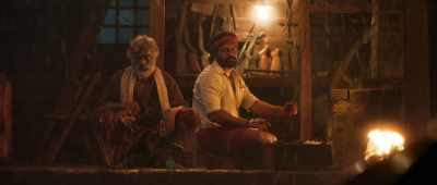 Madhav, you have some customers
who want their swords sharpened. - Kantara