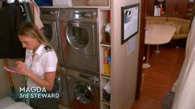 Magda, Magda, could you come
to bridge deck bar, please? - Below Deck Down Under