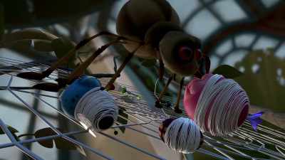 [Magenta whimpers] - Larva Family