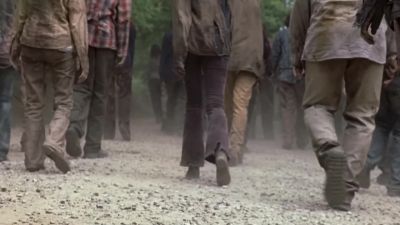 Maggie, Michonne,
somethin's up at the camp. - The Walking Dead