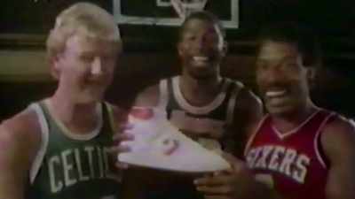 Magic Johnson
and Larry Bird - Unbanned: The Legend of AJ1