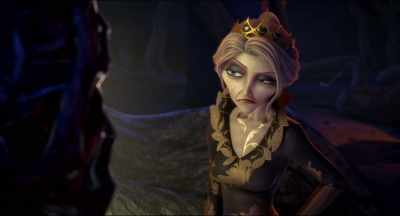 Magic Mirror full of wisdom, - Red Shoes and the Seven Dwarfs