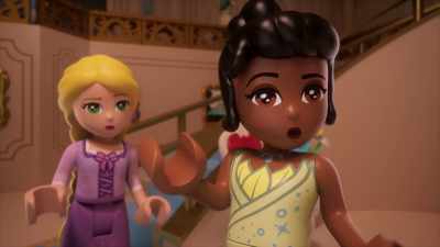 Magic Mirror said the path will be clear
if you search inside. - LEGO Disney Princess: The Castle Quest