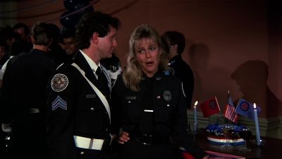 Mahoney see this ear It's a finely tuned crap detector - Police Academy 3: Back in Training
