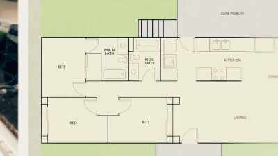 Main bathroom, kids bathroom
and laundry. - Why the Heck Did I Buy This House?