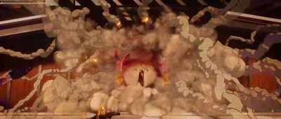 Main entrance breach.
Main entrance breach. - Ultraman: Rising
