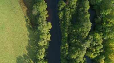 Majestically winding its way
through the autumn trees, - World's Most Scenic River Journeys