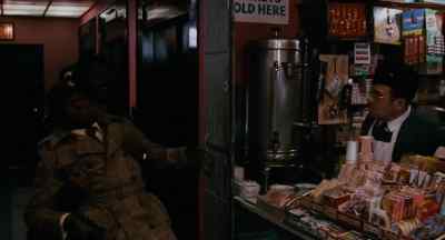 Make a noise
and I'll cut you in two. Back up. - Shaft