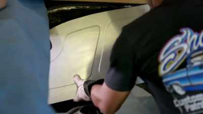 Make sure you cover your paint
and especially your glass. - Shorty's Dream Shop