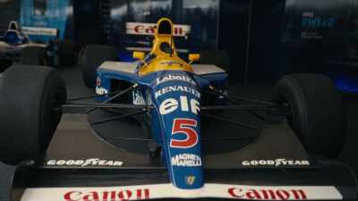 Make sure that we're happy
with how he fits in the car - Williams & Mansell: Red 5