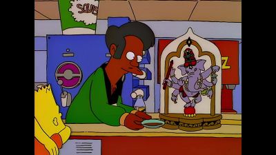 Make the protesters go away - The Simpsons