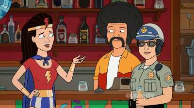 Make it two doubles.
[chuckles awkwardly] - Corner Gas Animated