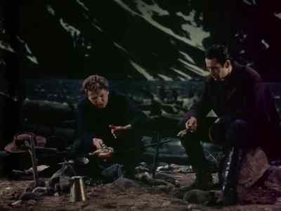 - Makes good eatin'- wild
hen. Don't it? - Mm-hmm. - The Return of Frank James