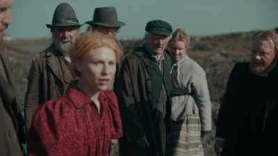 - Making merry, as the devil did his work.
- [villagers] Yeah! Yeah! - The Essex Serpent