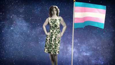 Making the change
from male to female, - The Lady and the Dale