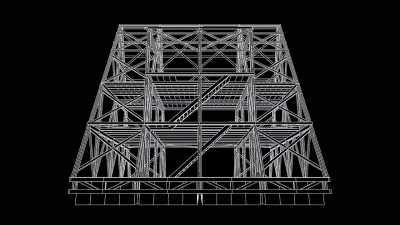 Makoko Floating School is a A-frame building, - The History of Home Narrated by Nick Offerman