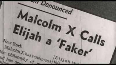 Malcolm felt that
he was now a big man before the public, - Blood Brothers: Malcolm X and Muhammad Ali