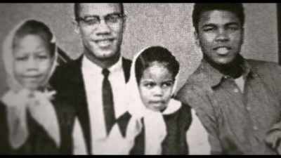 Malcolm sends these pictures
to two Black newspapers. - Blood Brothers: Malcolm X and Muhammad Ali