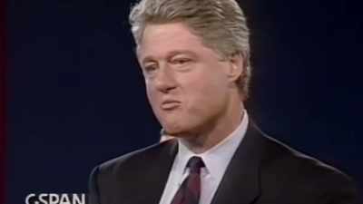 [male #8] 'Bill Clinton, 11
points ahead in the polls.' - The Clinton Affair