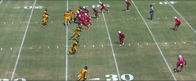 [male commentator] They said Maurice
Washington - Coach Prime
