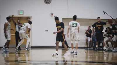 Malik Muhammad with the block, no. - Last Chance U: Basketball