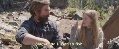 Mama and I used to fish. - The Girl on the Mountain
