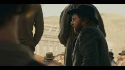 -[man 1] Get him up!
-[crowd shouting] - Billy the Kid
