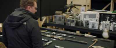 MAN 1: So, yeah,
this is all the hand props for VIII. - The Director and the Jedi