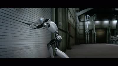 MAN 1: There he is! - I, Robot