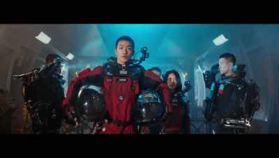 [man 13 over PA] All transportation
communication systems - The Wandering Earth