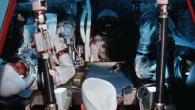 Man #3: Ready to begin checkup
 of flight crew. - Apollo: The Forgotten Films